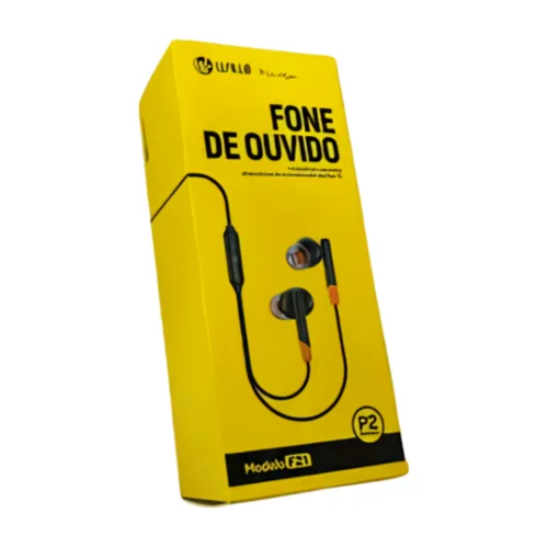 Imagem 4 de 4 do produto Wallo F21 Fone De Ouvido Premium Com Conforto E Qualidade Cor Preto