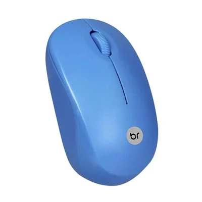 Mouse Sem Fio Bright 2,4ghz Azul 0475