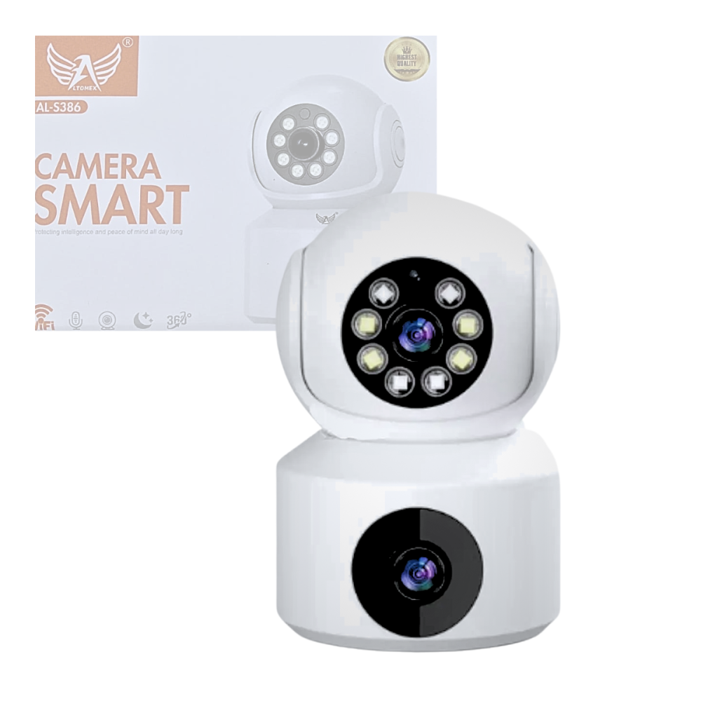 Câmera Segurança Babá Eletrônica Wi-fi 360° Full Hd 1080p