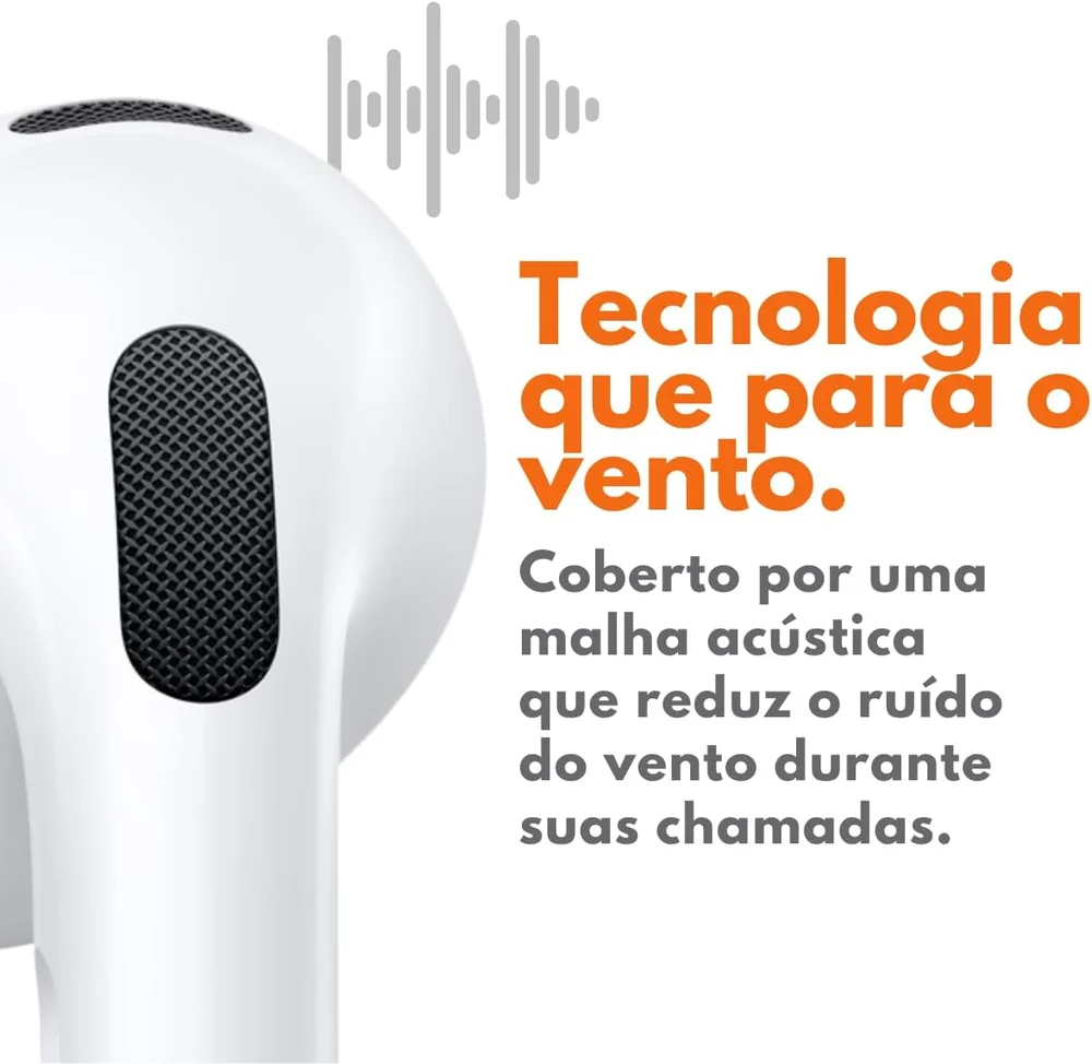 Imagem 3 de 5 do produto Fone De Ouvido Bluetooth 5.3 Premium Tws Compatível Iphone  Android