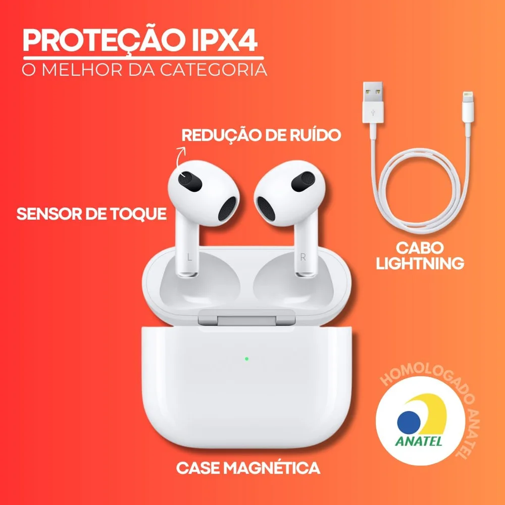 Imagem 5 de 5 do produto Fone De Ouvido Bluetooth 5.3 Premium Tws Compatível Iphone  Android