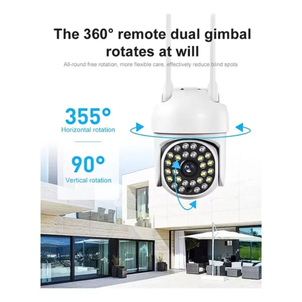 Câmera Segurança Ip Externa Rotativa Wifi Prova Dágua Full Hd 1080p Câmera Segurança Ip Externa Rotativa Wifi Prova Dágua Full Hd 1080p