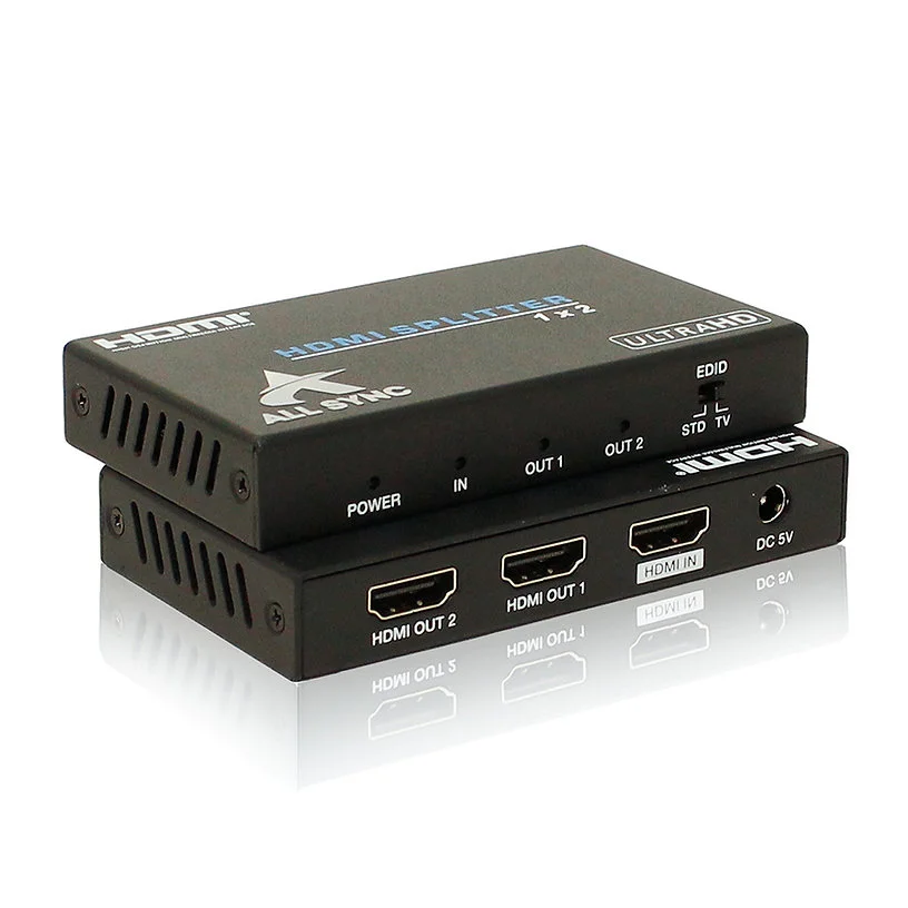 Imagem 2 de 3 do produto Splitter De Video HDMI 2 Portas Uhd 4k 60hz / As-sp2p