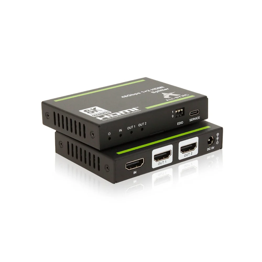 Imagem 2 de 3 do produto Splitter De Video HDMI 2 Portas Uhd 8k 60hz / As-sp28p