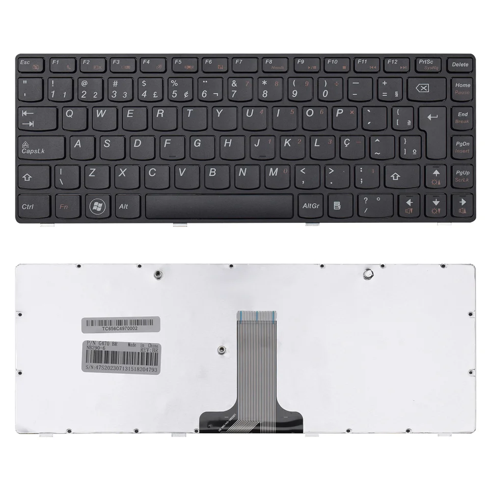 Teclado Para Notebook Lenovo G475 Abnt2 Teclado Para Notebook Lenovo G475 Abnt2