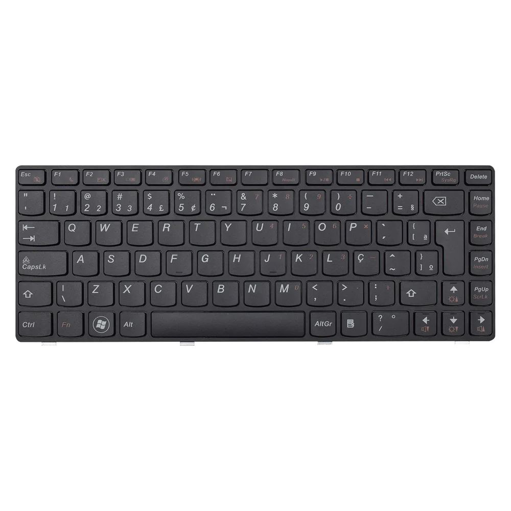 Teclado Para Notebook Lenovo G475 Abnt2 Teclado Para Notebook Lenovo G475 Abnt2