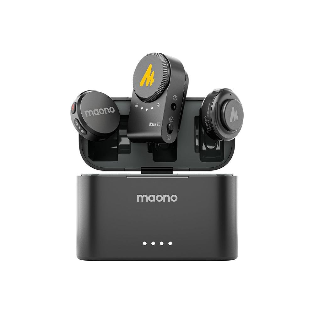 Microfone Lapela Sem Fio Maono Wave T5 Versão Câmera Wm650 Pa2