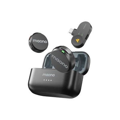 Microfone De Lapela Sem Fio Maono Wave T5 Lightning Wm650