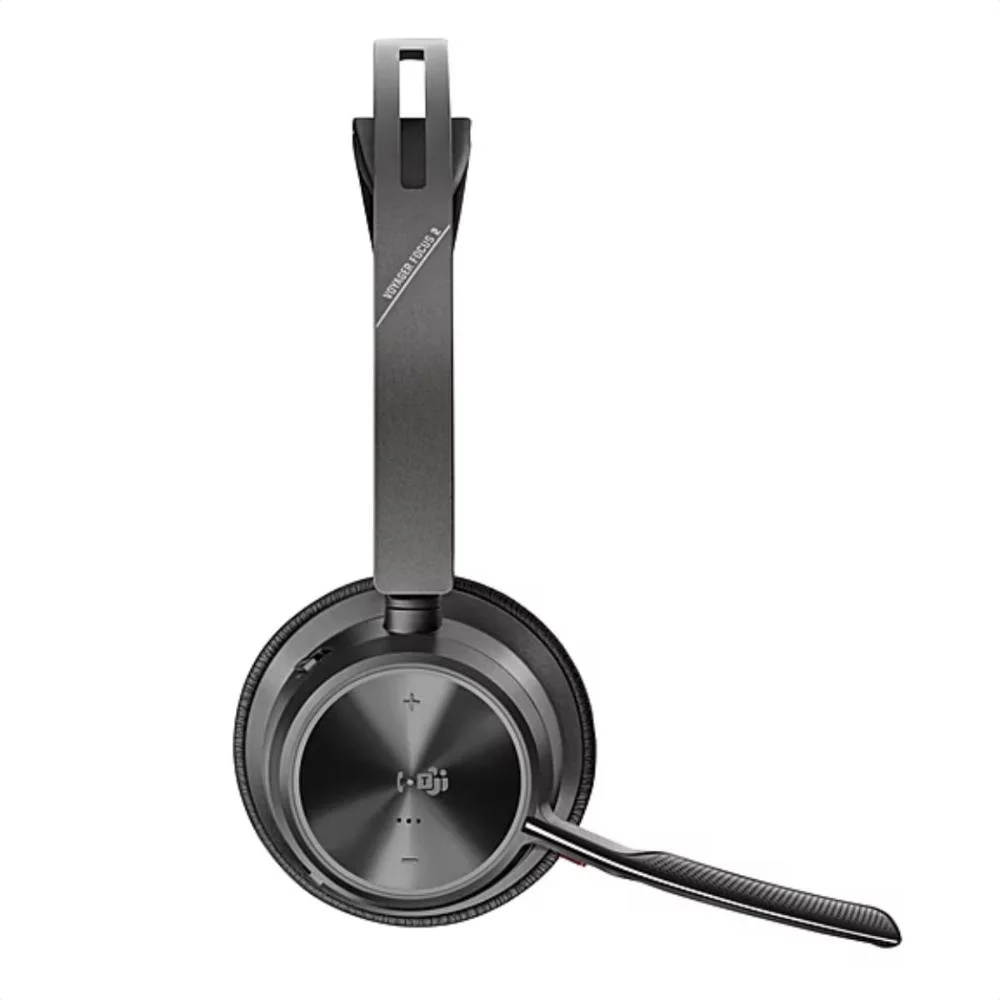 Imagem 5 de 5 do produto Headset Bluetooth Voyager Focus 2 Com Base Usb-c+usb-a 9t9j6aa Poly - Preto