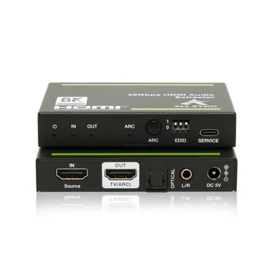 Extrator De Áudio HDMI 48GBps 8k / As-et-8