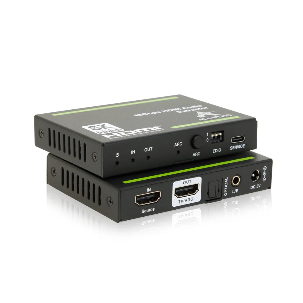 Imagem 3 de 3 do produto Extrator De Áudio HDMI 48GBps 8k / As-et-8