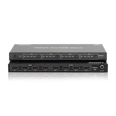 Matrix De Video HDMI Uhd 4k_60hz Versão 2.0 4 X 4 Portas / As-mx44-n