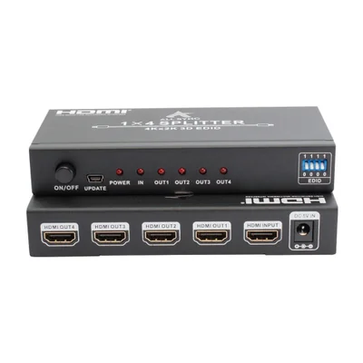 Splitter De Video HDMI 4 Portas Uhd 4k 30hz / As-vs4p