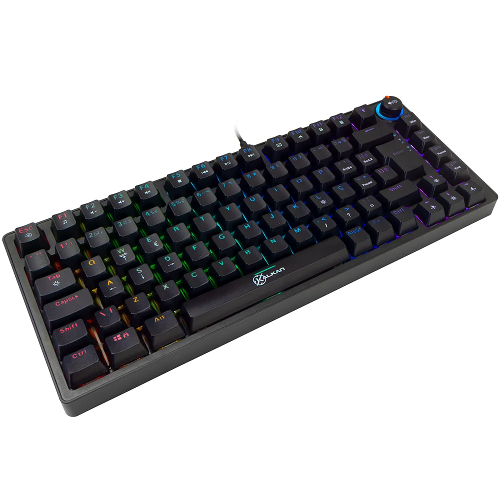 Imagem 4 de 5 do produto Teclado Mecanico Gamer Kalkan Blazepro Gasket 75% Preto Klk00016