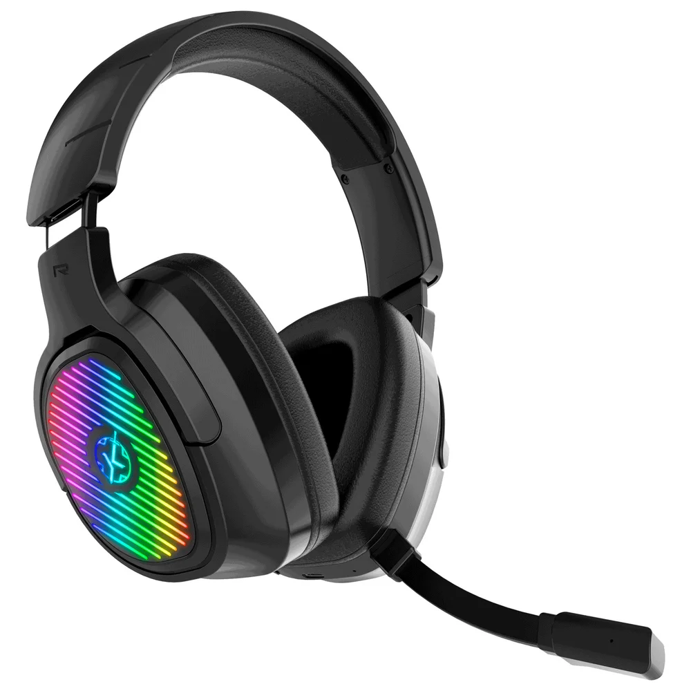 Imagem 3 de 5 do produto Headset Gamer Kalkan Ragnar Preto Sem Fio Bluetooth RGB