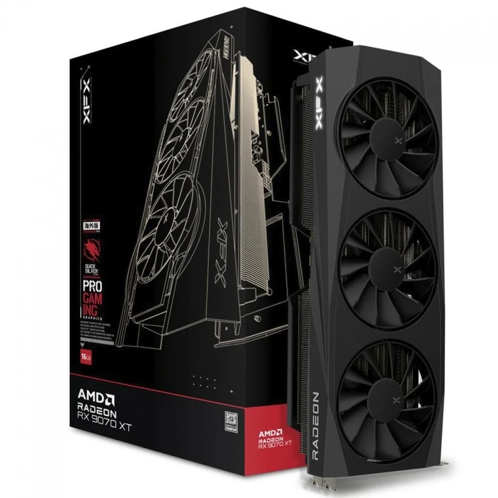 。 Placa De Video Amd Radeon 9070 Xt Xfx Quicksilver