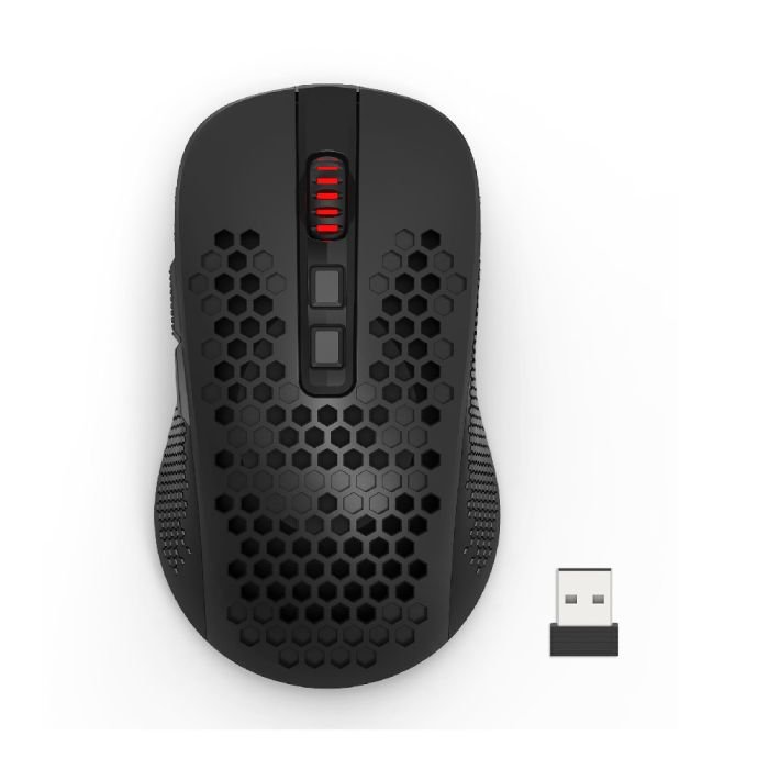 Mouse Gamer Redragon Hana M694-RGB 7 Botões S/fio 7200dpi RGB Preto