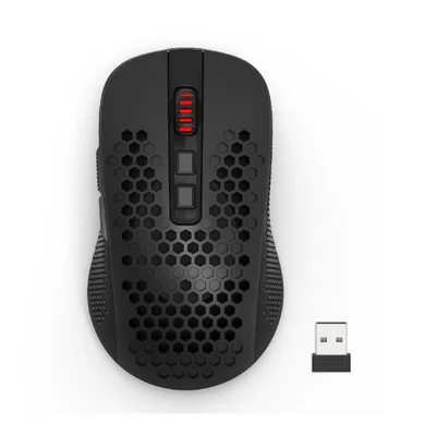 Mouse Gamer Redragon Hana M694-RGB 7 Botões S/fio 7200dpi RGB Preto