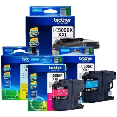 Cartucho Brother Lc509 Lc505 Kit 4 Cores Dcpj105 Dcpj100 Mfcj200