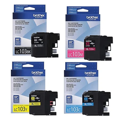 Cartucho De Tinta Brother Lc-103 Lc103 Kit Mfc-j4310dw Mfc-j4510dw Mfc-j4710dw | 6ml