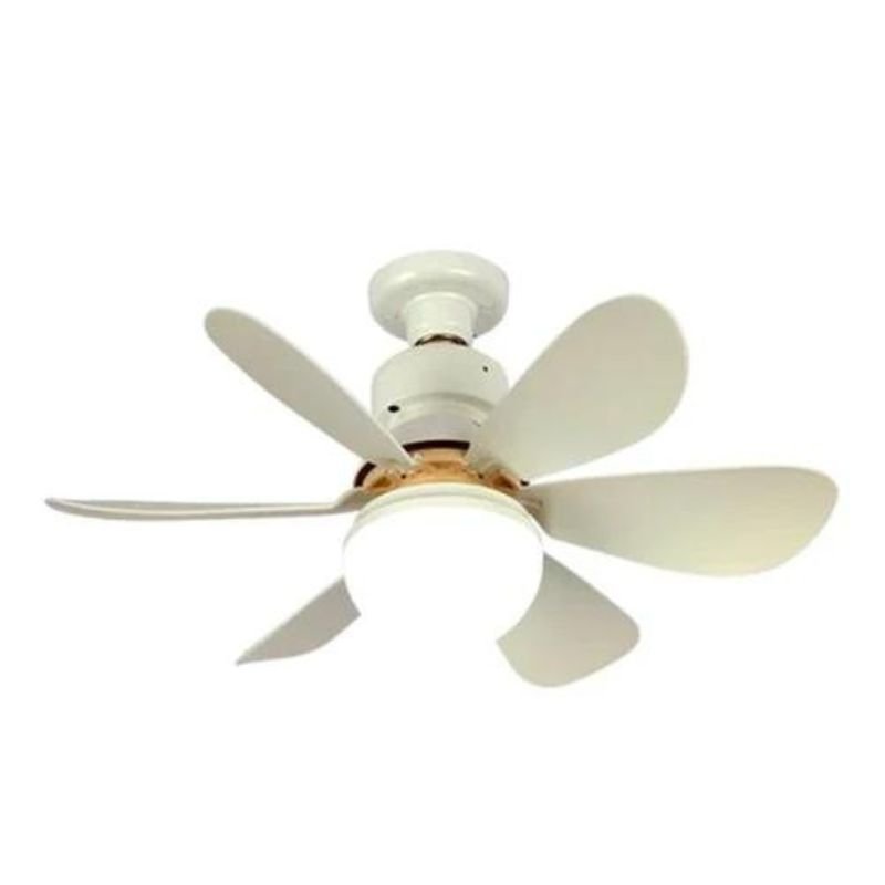 Ventilador Teto Com Controle Remoto Inteligente Silencioso, Flower, 60w, 2 Em 1, Bivolt, 6 Hélices
