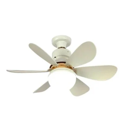 Ventilador Teto Com Controle Remoto Inteligente Silencioso, Flower, 60w, 2 Em 1, Bivolt, 6 Hélices