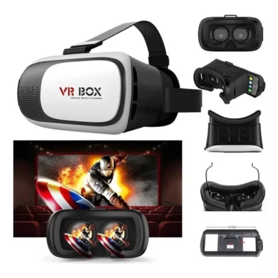 Imagem 3 de 5 do produto Óculos 3d Realidade Virtual Com Controle Para Jogos Em Celular