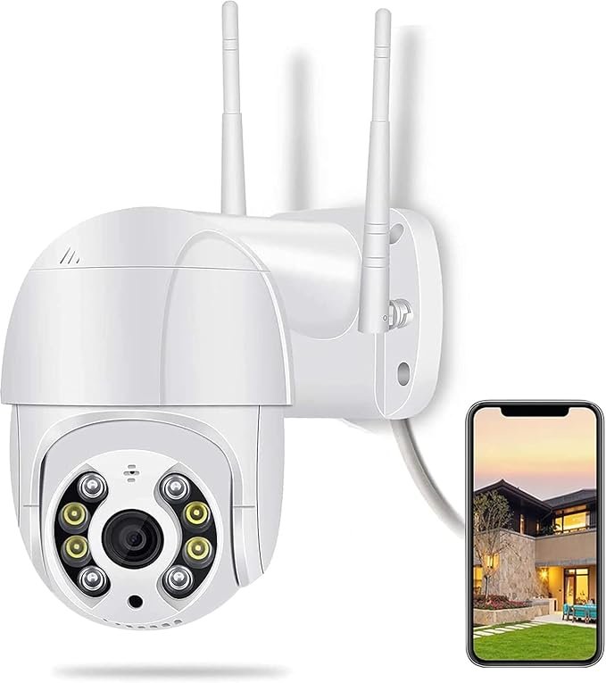 Câmera De Segurança Jortan Wifi Ptz Full Hd Prova D' Água