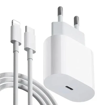 Carregador PD Turbo 20w Lightning Compatível Com iPhone 7 8 Plus