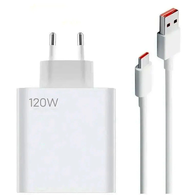 Imagem 3 de 5 do produto Carregador Turbo 120w Tipo-c Compativel Com Xiaomi Redmi 9t 10t 11t 12t 13t