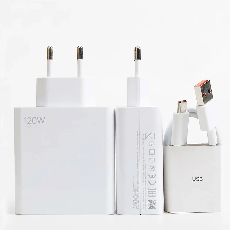 Imagem 4 de 5 do produto Carregador Turbo 120w Tipo-c Compativel Com Xiaomi Redmi 9t 10t 11t 12t 13t