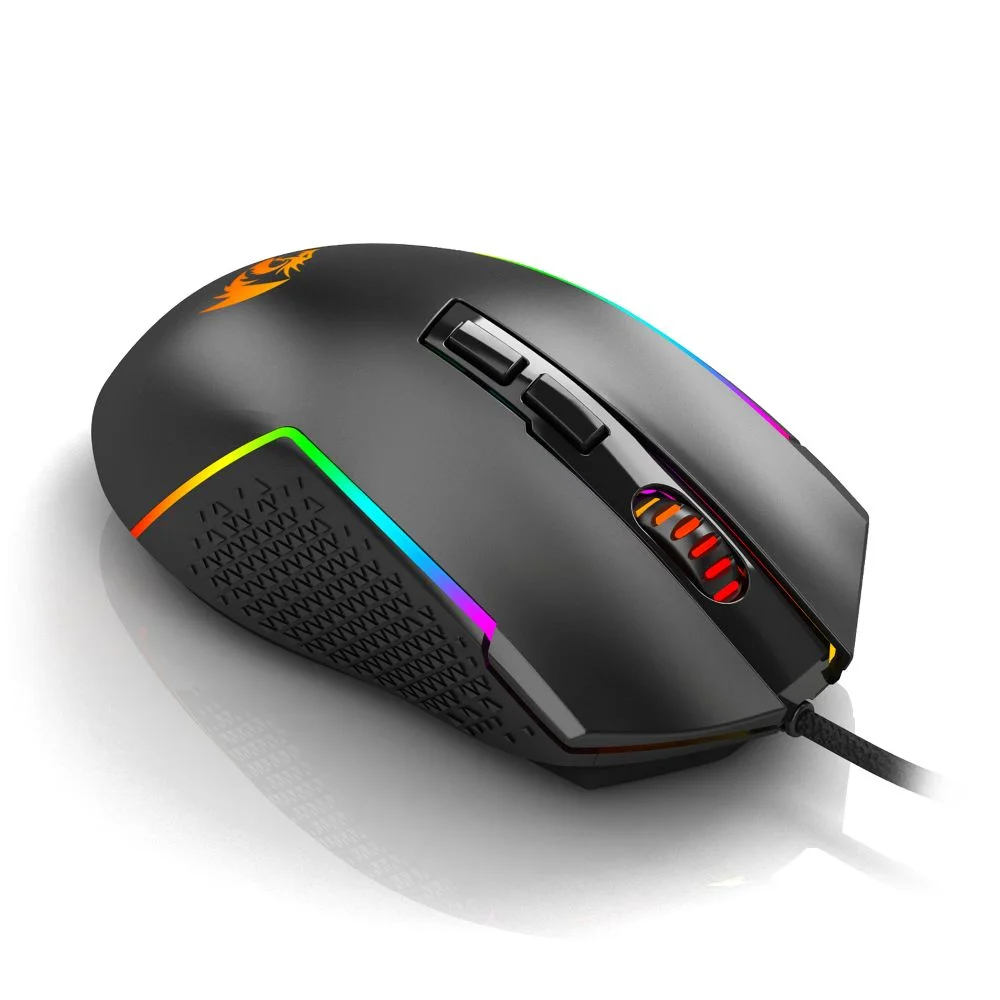 Imagem 3 de 5 do produto Mouse Gamer Redragon Trident Lite RGB M613-RGB Preto
