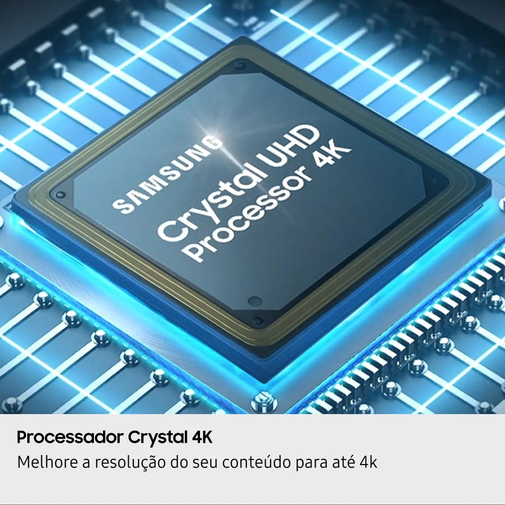 Samsung Smart TV 65" Crystal UHD 4K U8600F 2025, Xbox Cloud Gaming, Canais Gratuitos, Alexa 6
