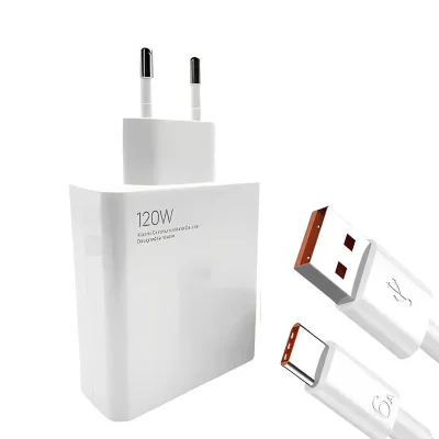 Carregador Turbo 120w Tipo-c Compativel Com Xiaomi Redmi Poco Note Mi
