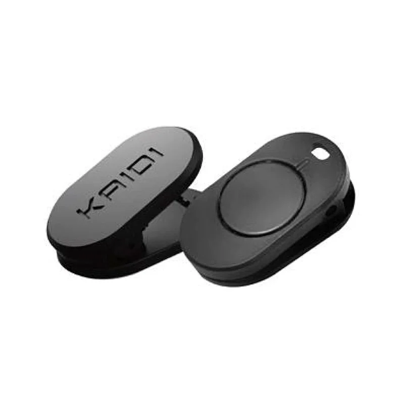 Imagem 3 de 5 do produto Microfone Lapela Lightning Duplo Redondo Imã Sem Fio Anti Ruído Preto