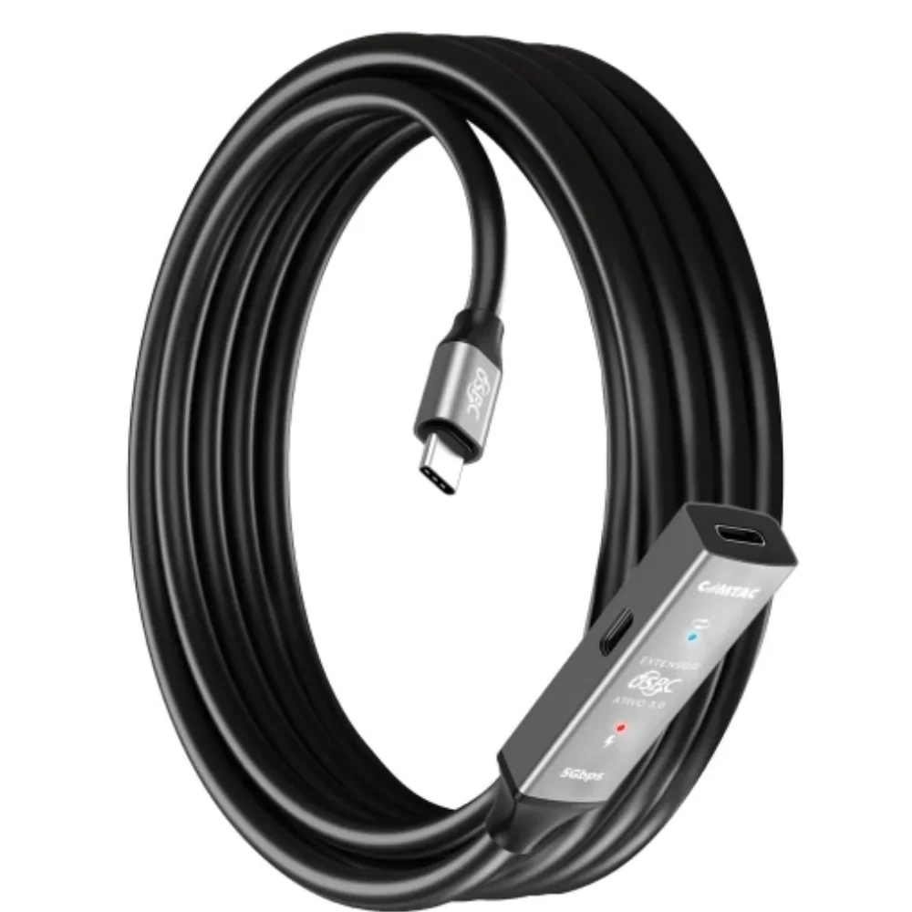 Imagem 4 de 5 do produto Cabo Extensor Usb-c Para Usb-c 3.0 Gen 1 Cm/cf 5 Metros Comtac 20129421