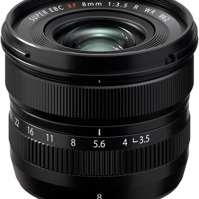Fujifilm - Lente Prime Padrão Fujinon Xf8mm F3.5 X-mount - Preto-16797760