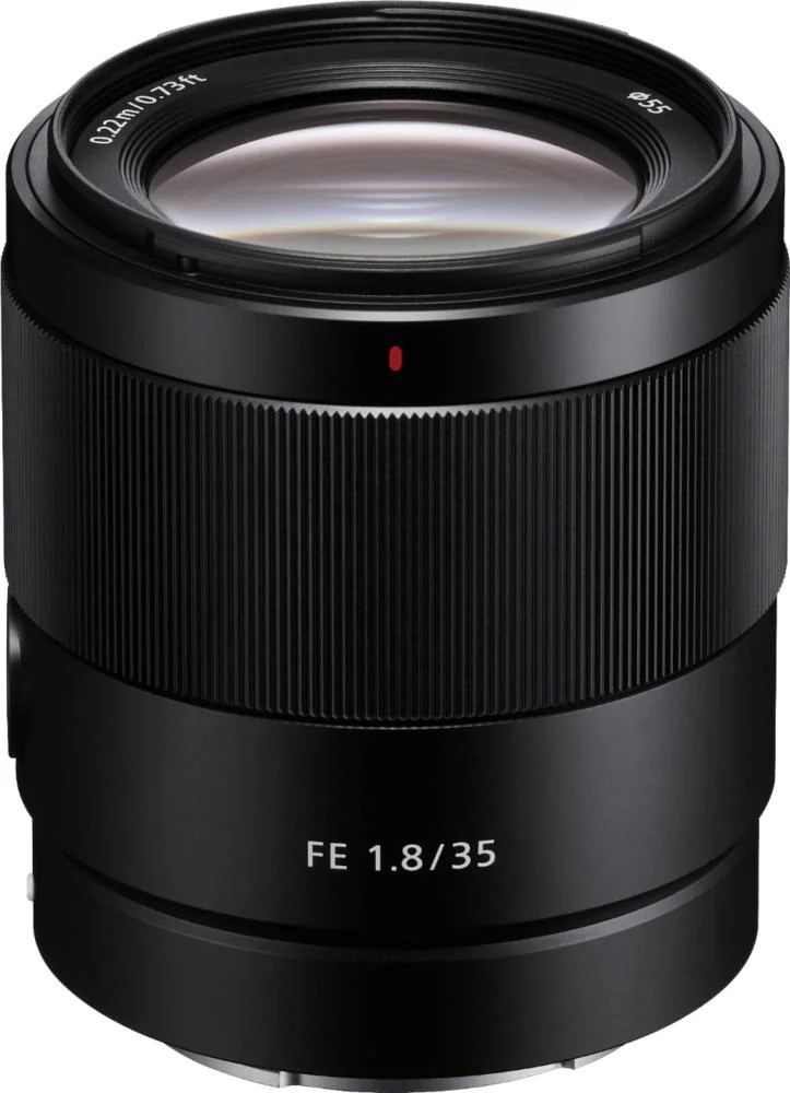Sony - Lente Grande Angular 35mm F/1.8 Fe Para Câmeras Selecionadas De Montagem E - Preto-sel35f18f