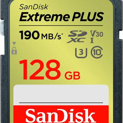 Sandisk - Cartão De Memória Extreme Plus 128GB Sdxc Uhs-i-sdsdxwa-128g-ancin