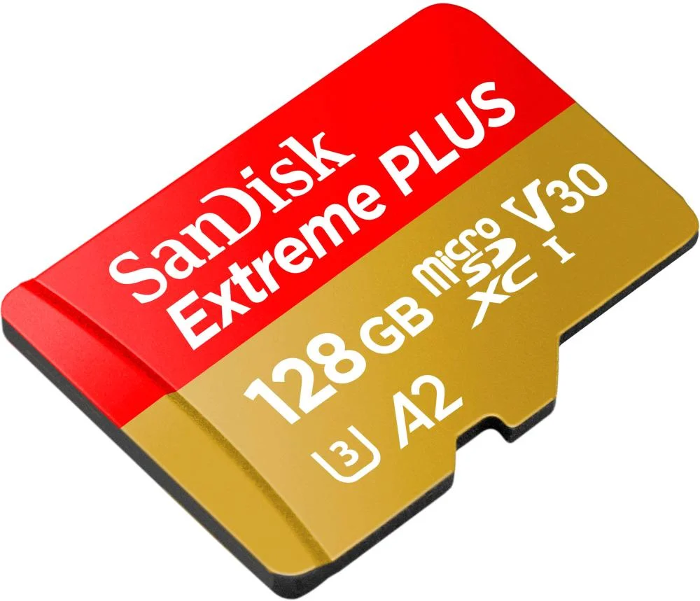 Imagem 3 de 3 do produto Sandisk - Cartão De Memória Extreme Plus 128GB Microsdxc Uhs-i-sdsqxbd-128g-an6ma