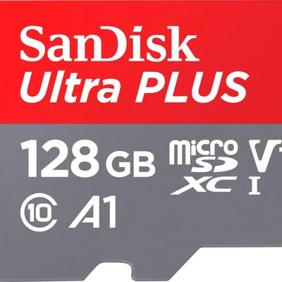 Sandisk - Cartão De Memória Microsdxc Uhs-i Ultra Plus 128GB-sdsqubc-128g-an6ia