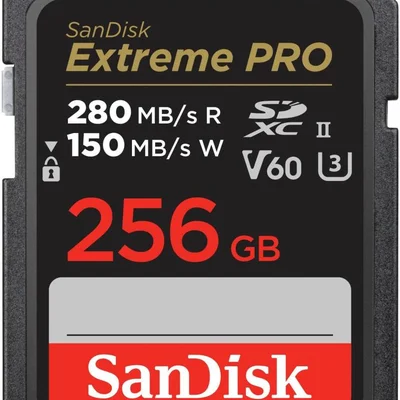 Sandisk - Cartão De Memória Extreme Pro 256gb Sdxc Uhs-ii V60-sdsdxep-256g-ancin