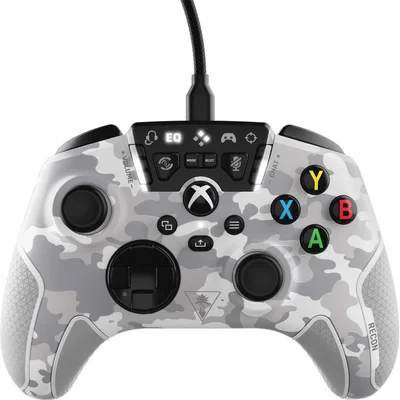 Turtle Beach - Ctrl Bluetooth Recon Com Fio P/ XBOX Series X, XBOX Series S, XBOX One E PCs Com WINDOWS Com Botões Remapeáveis ??- Arctic Camo-tbs-0