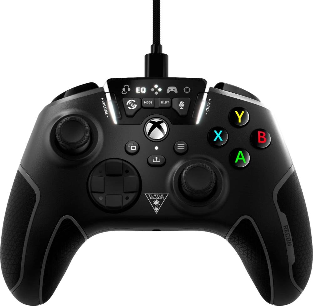 Turtle Beach - Ctrl Bluetooth Recon Com Fio P/ XBOX Series X, XBOX Series S, XBOX One E PCs Com WINDOWS Com Botões Remapeáveis ??- Black-tbs-0700-01