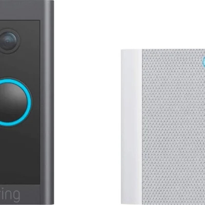 Ring - Campainha De Vídeo Inteligente Wi-fi - Com Fio Com Campainha - Preto-b09nldyghq