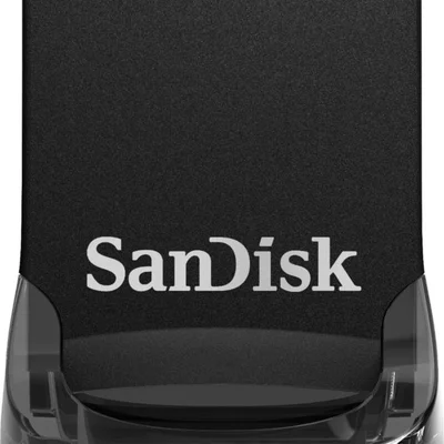 Pen Drive Sandisk - Unidade Flash Usb 3.1 Ultra Fit De 128 Gb - Preto-sdcz430-128g-a46