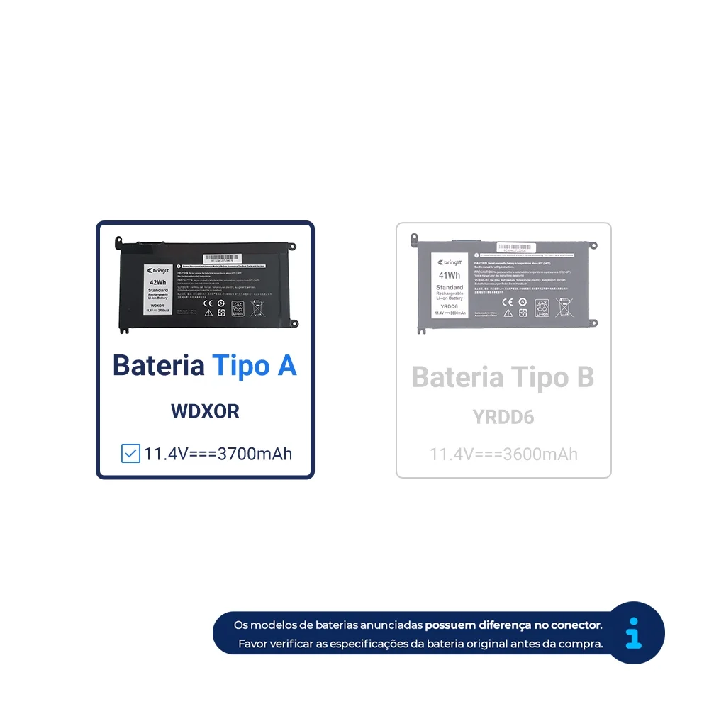 Bateria Para Notebook Dell Vostro 14-5468d-1625g Bateria Para Notebook Dell Vostro 14-5468d-1625g
