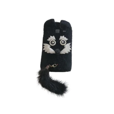 Capa De Celular Galaxy Grand Duos 9082 Capinha Protetora Diversos Modelos Cor:gato Preto