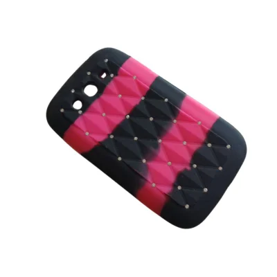 Capa De Celular Galaxy Grand Duos 9082 Capinha Protetora Diversos Modelos Cor:mole Preto E Rosa