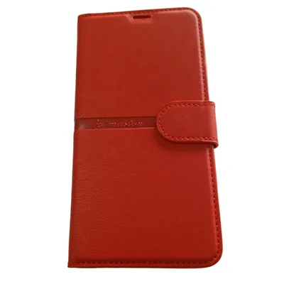 Capa Carteira Para Xiaomi Redmi Note 7  Estilo E Proteção Com Praticidade Capinha De Carteirinha Cor:vermelho